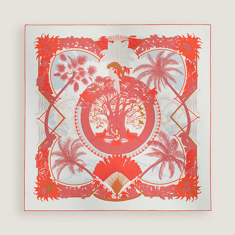 カレ ダブルフェイス90 《アロハ》 | Hermès - エルメス-公式サイト